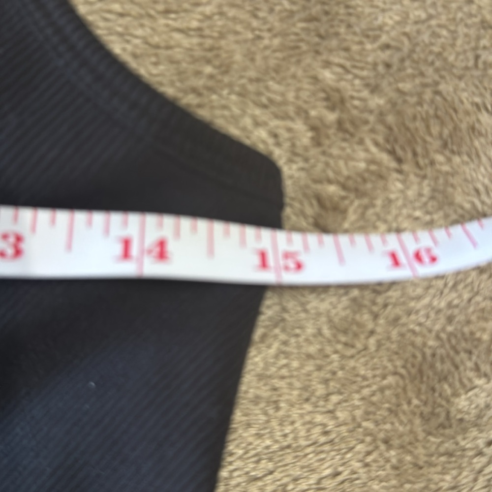 ATHLETA Bayview Athleisure Ruched Black Sleeveless Top - Picture 6 of 10